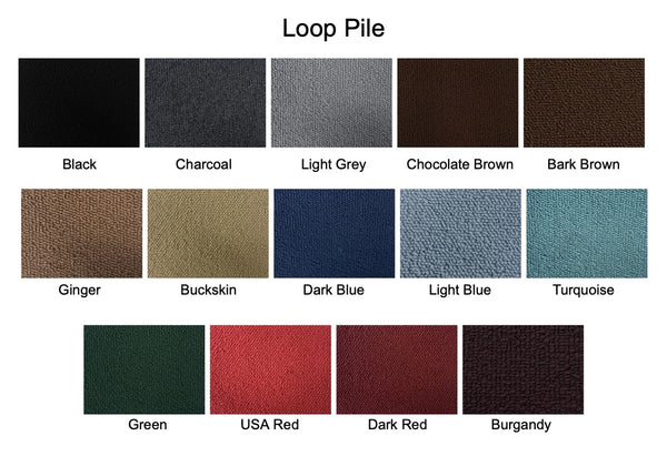 Moulded carpet or vinyl for Ford, Bronco, (1981 - 1989), WAGON 1-cv-fr-r-lge-c-wa