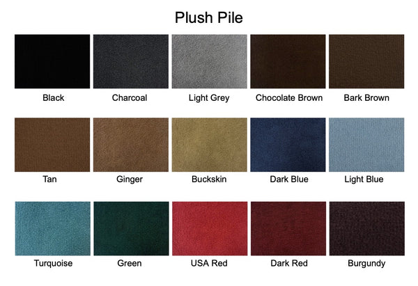 Moulded carpet or vinyl for Ford, Bronco, (1981 - 1989), WAGON 1-cv-fr-r-lge-c-wa
