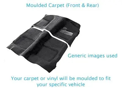 Moulded carpet or vinyl for holden brougham 1967 1971 sedan